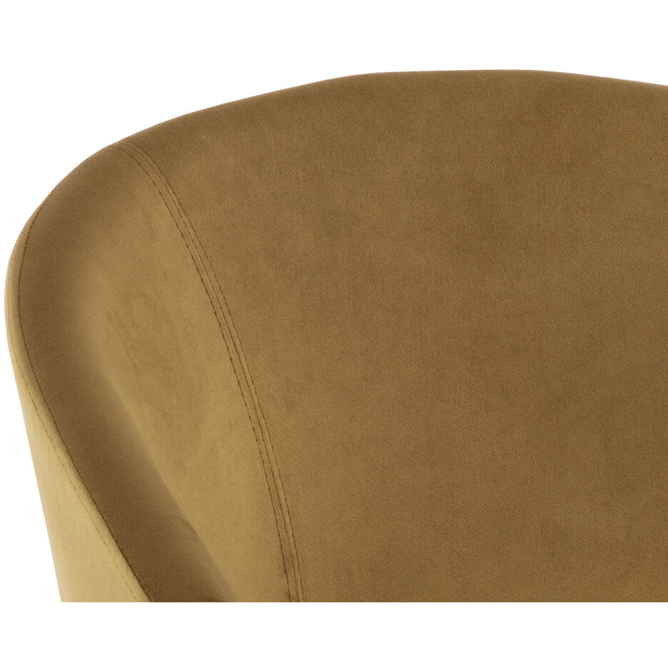 Thatcher Black / Gold Sky Dining Armchair